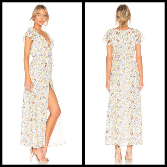 💕L'ACADEMIE💕 The Brisbane Maxi Dress ~ Faye Floral Small - Picture 3 of 10